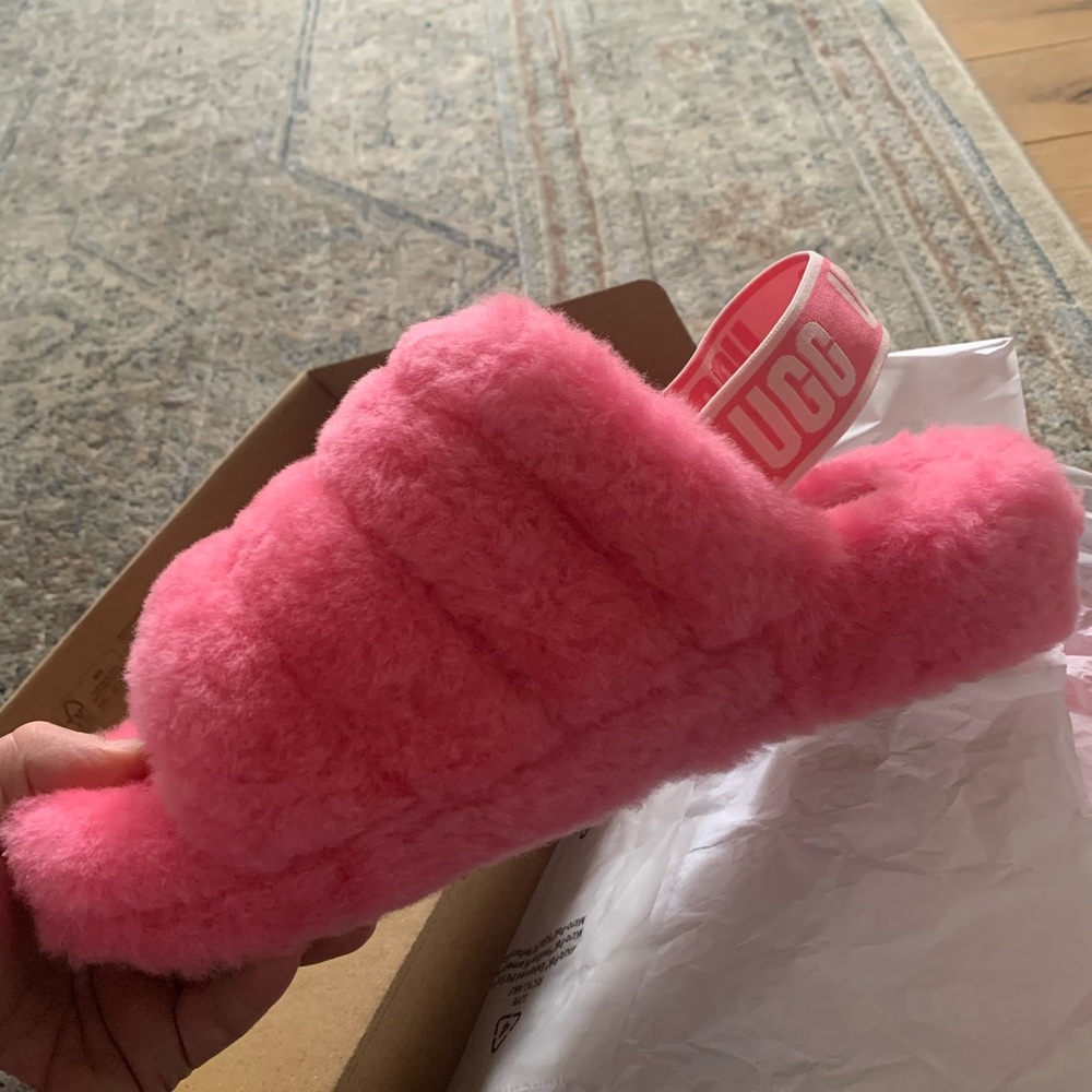 Ugg Fluff Yeah Genuine Shearling Slides